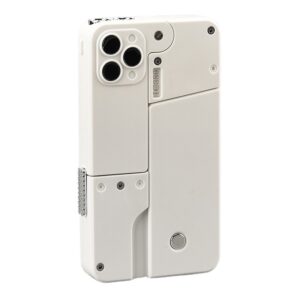 Folding Mobile Phone Simulation Toy Gun Shell Soft Bomb Convenient Small Gun Model Toy