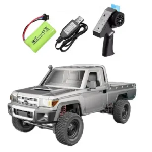 1:12 Full Scale 2.4G 4WD Off-Road Crawler Car Pick up Truck Upgraded Version Controllable Headlights Toy