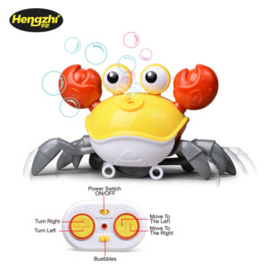 Kids Rc Bubble Crab Toy New Concept Rc anima Crab Machine Outdoor Summer Funny Bubble Toys