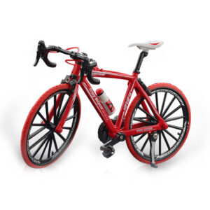 1:8 Scale Alloy Bicycle Model Diecast Toy Collection Durable Metal Roadbike Toy with Plastic Simulation Decoration for Display