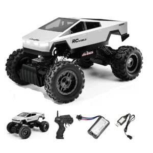 1:14 Scale 2.4GHz 4WD 8km/h Remote Control Climbing Truck Rock Crawler Metal Toy