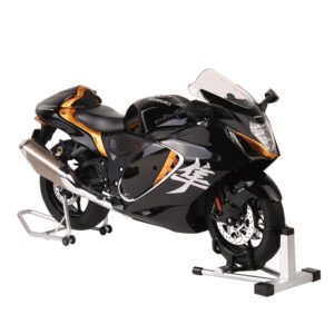 1:6 Scale Hayabusa Diecast Motorcycle Key Open Spray Electric Fun Toy High Tech Novelties Metal Toy