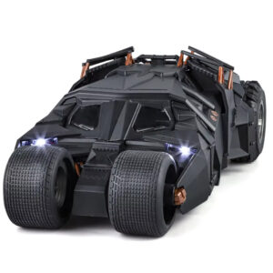 1:18 Scale Batmobile Car Model Toy The Dark Knight Trilogy Sound Light Sliding Spray Alloy Vehicle Models Ornaments Gifts