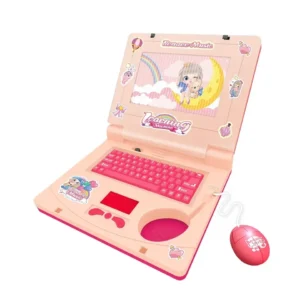 Kids' Simulation Learning Laptop – LED Music Electronic Toy for Early Cognitive Development