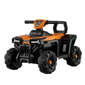 6V Kids 4x4 Ride on Car ATV 4 Wheel Quad Car with Music LED Light For Kids