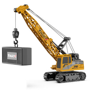 Large 15 CH Model Electric RC Truck Excavator Toy for Boys Boys' Remote Control Alloy Engineering Vehicle