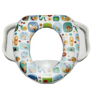 Children's Portable Travel Toilet Seat With Handle Potty Training Seat for Toddlers, Boys and Girls