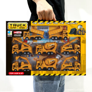 8 pcs/Set Mini Engineering Scene Vehicle Suit Construction Educational Toy For Kids