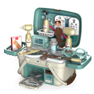Kids Pretend Medical Kit with Doctor Bag Role-Playing Toy Set