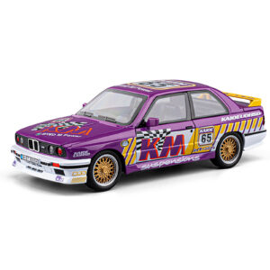 1:24 Scale M3 E30 Diecast Model Car Sound Light Pullback Doors Open Metal Toy with Button Cell Battery for Ages 5+