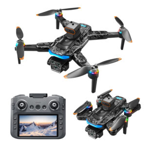 A14Pro max GPS Brushless 8K three Camera Optical Flow Obstacle Avoidance Foldable Quadcopter RC Distance Drone Toys