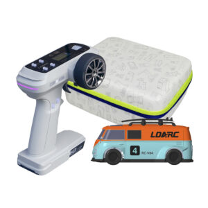1:64 Scale Metal Mini RC Car - Kids Hobby Model, Desktop Toy & Collectible Decoration, 2.4GHz Micro Van, 8-Channel Remote Control Car