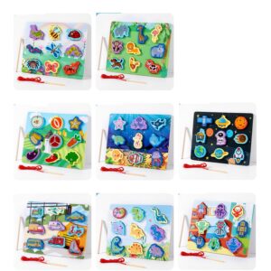 Hot Selling Classic Educational Game Wooden Fishing Toy for Kids Puzzle Toys