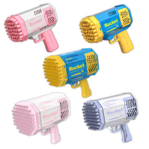 40 Holes Automatic Space Bazooka Bubble Gun Outdoor Kids Bubble Toys