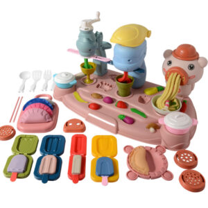 Ice Cream Play Dough Set - Vibrant Colors & Accessories, Creative Birthday Gift for Girls & Boys