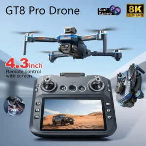 GT8 Drone GPS 8K Professional HD 360° Dual Cameras 5G WIFI Brushless Motors Obstacle Avoidance Foldable Quadcopter Toys