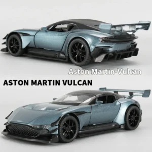 1:32 Aston Martin Vulcan Supercar Alloy Model Car – Interior Decoration, with Sound & Light Function, High Simulation, Boxed
