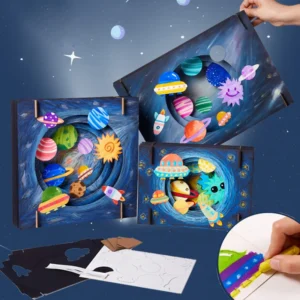 Kid DIY Painting Creative Craft Toy Kindergarten Handicraft Activities Drawing  Didactic Material Montessori Education Toy Gift
