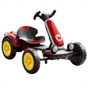 Electric Four-wheel Plastic Car for Boys and Girls Remote Control Toy 3-6 Years Old