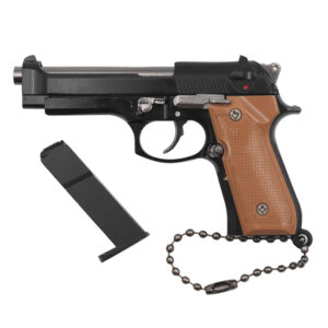 1:3Mini Metal Toy Gun Keychain Miniature Model Pendant For Men