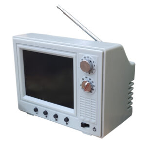 Mini Tv Miniature Scene Furniture Model with Screen For Decoration