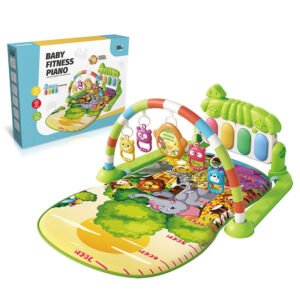 Infant Cartoon Pedal Piano Activities Toddler Carpet Fitness Rack Baby Piano Play Mat New Born Soft Baby Gym Play Mat