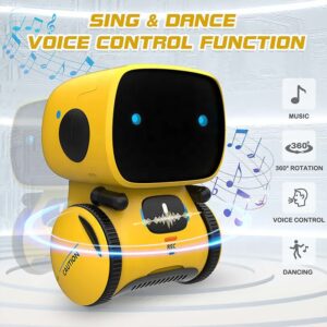 Shake Singing Dancing Sound Control Smart Intelligent Interactive Robot Ai Assistant Robot For Kids