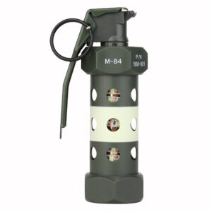 M-84 Simulated Dummy Grenade Model Camping Emergency Light Fixtures Battery Storage Space For Paintball Accessories