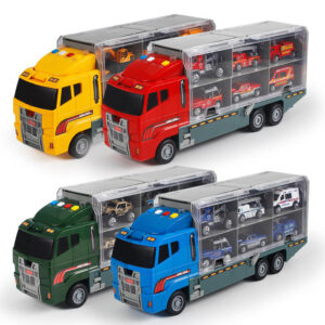 1:64 Police Storage Friction Vehicle Toy Truck Set Alloy Car Model Die Cast Cars