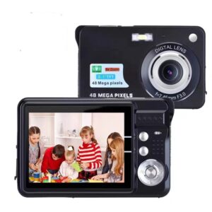 48 Million Pixel HD CCD Digital Camera with 2.7-Inch Screen SD Card Anti-Shake Selfie & Video