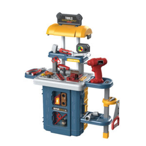 3-in-1 Children's Montessori Role-Play Mechanical Tool Toy Set (with Electric Drill)